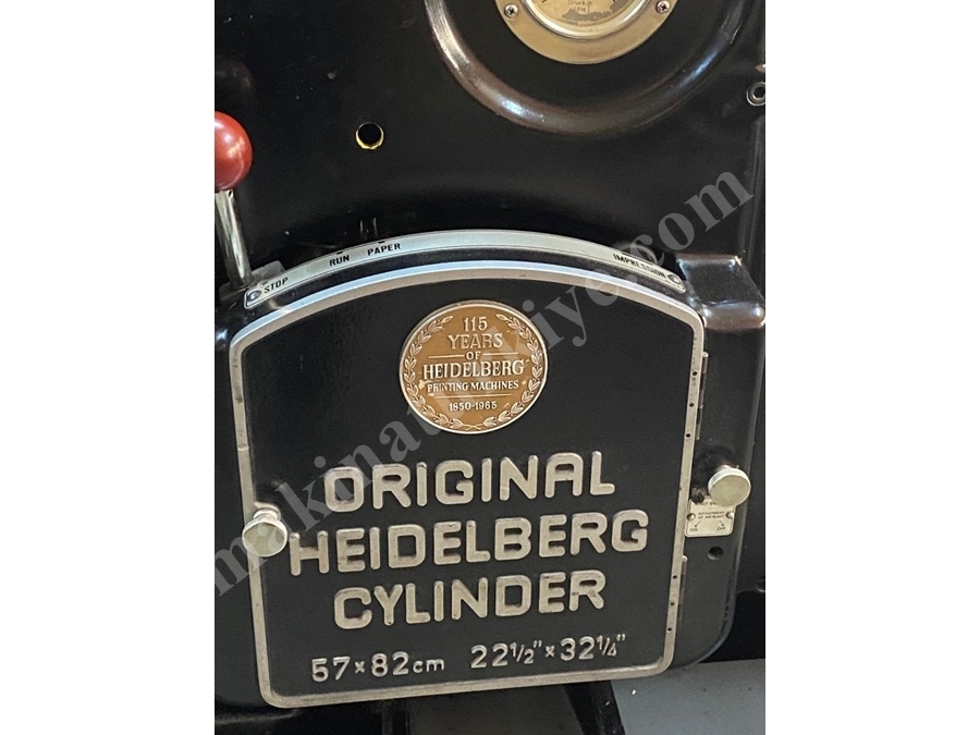 Heidelberg Tipo SBG Yaldız Baskı Makinası
