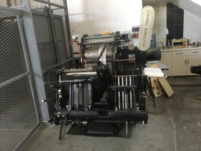 Heidelberg Yaldız Tertibatlı Maşalı Baskı ve Keski Makinesi - 0