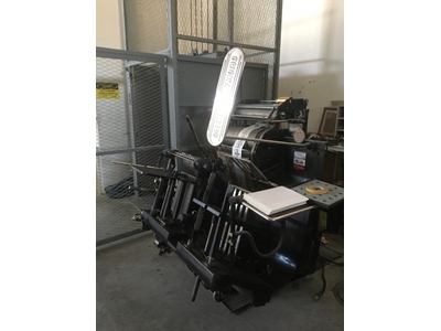 Heidelberg Yaldız Tertibatlı Maşalı Baskı ve Keski Makinesi - 3