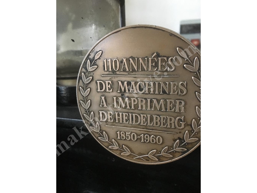 Heidelberg Yaldız Tertibatlı Maşalı Baskı ve Keski Makinesi