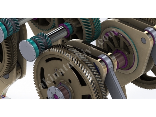 Kemik Eklemli Link Drive Eksantrik Pres