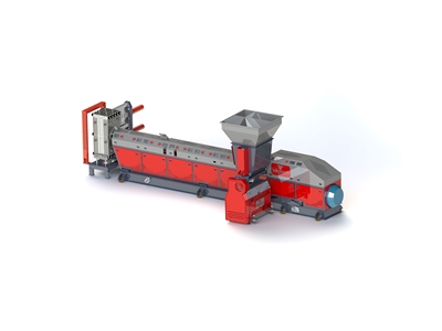 140 mm Vidalı Yan Beslemeli Granül Extruder - 5