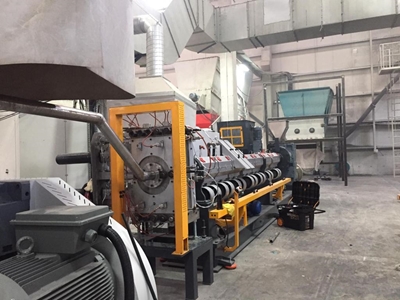 140 mm Vidalı Yan Beslemeli Granül Extruder - 4
