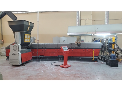 140 mm Vidalı Yan Beslemeli Granül Extruder - 0