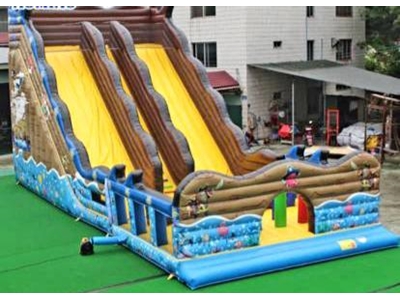 Giant Slide Inflatable Play Parks - 4