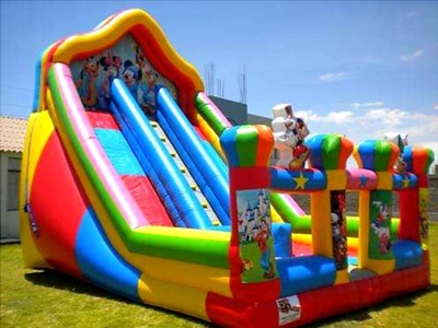 Giant Slide Inflatable Play Parks - 1