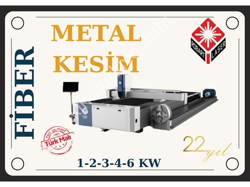 1-12 Kw | Yerli Üretim Fiber Metal Kesim Lazeri 