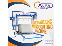Plc Controlled Automatic Sponge Cutting Machine - 0