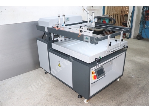 70x100 4/3 Luftgeblasene halbautomatische Siebdruckmaschine