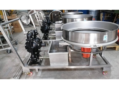 Ø 900 mm Mobile Dust Screening Machine - 0