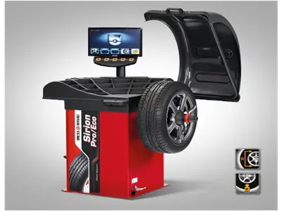 Pro Eco Einzel-Laser-Sonar-Feste Reifenauswuchtmaschine