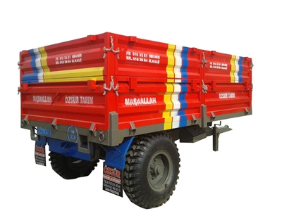 6 Tonluk Damperli Tarım Römorku - 3
