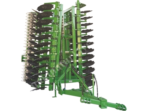 Katlamalı Ağır Tip Disk Tiller Merdaneli Çekilir Tip