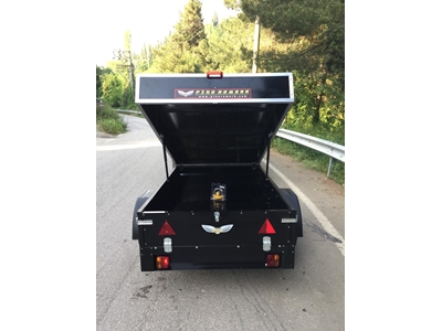 Box Cargo Transport Trailer - 12