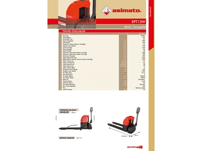 1.5 Ton Akülü Transpalet - 7