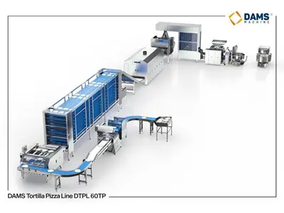 5000 pieces / hour Dams Tortilla Production Line