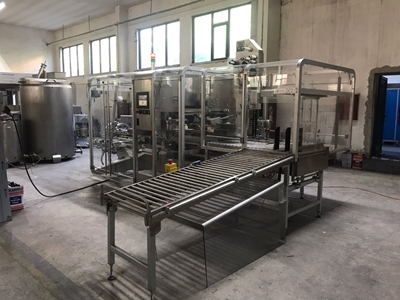 İlaç Koli Hazırlama Makinası ( Dizme Bantlama Etiketleme ) (Used Case Packer) - 5