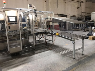 İlaç Koli Hazırlama Makinası ( Dizme Bantlama Etiketleme ) (Used Case Packer) - 6