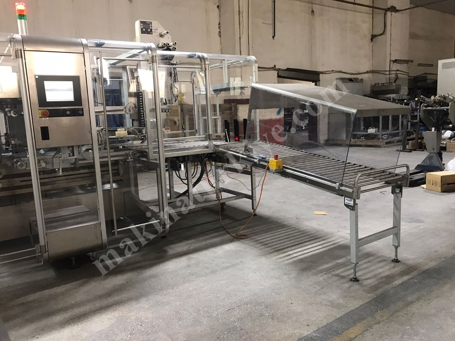 İlaç Koli Hazırlama Makinası ( Dizme Bantlama Etiketleme ) (Used Case Packer)