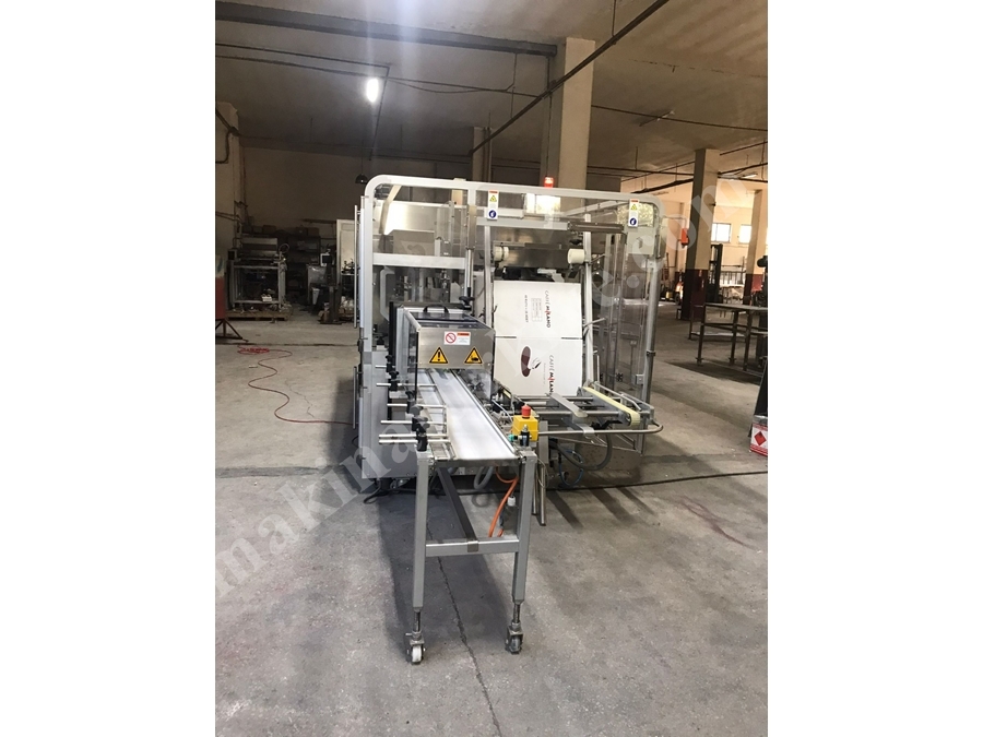 İlaç Koli Hazırlama Makinası ( Dizme Bantlama Etiketleme ) (Used Case Packer)