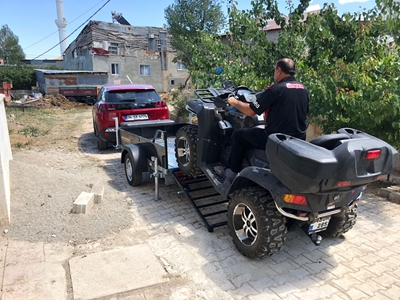 Pino Trailer - Towbar Service ''ATV-UTV Transport Trailer'' - 2