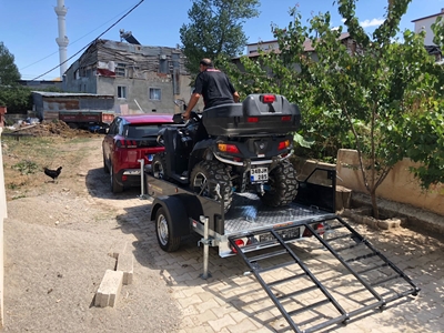 Pino Trailer - Towbar Service ''ATV-UTV Transport Trailer'' - 3