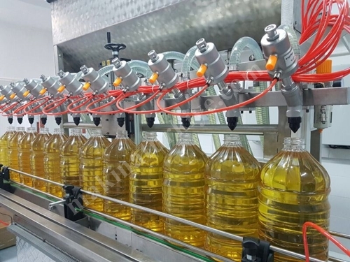 12 Nozullu Otomatik Sıvı Dolum Makinası