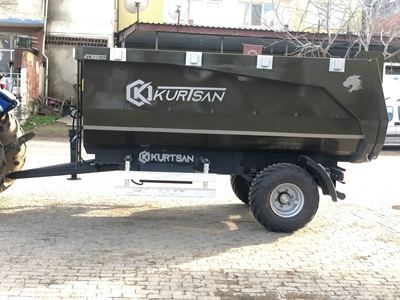 7 M3 Kapasiteli Havuz Kasa Römork  - 4