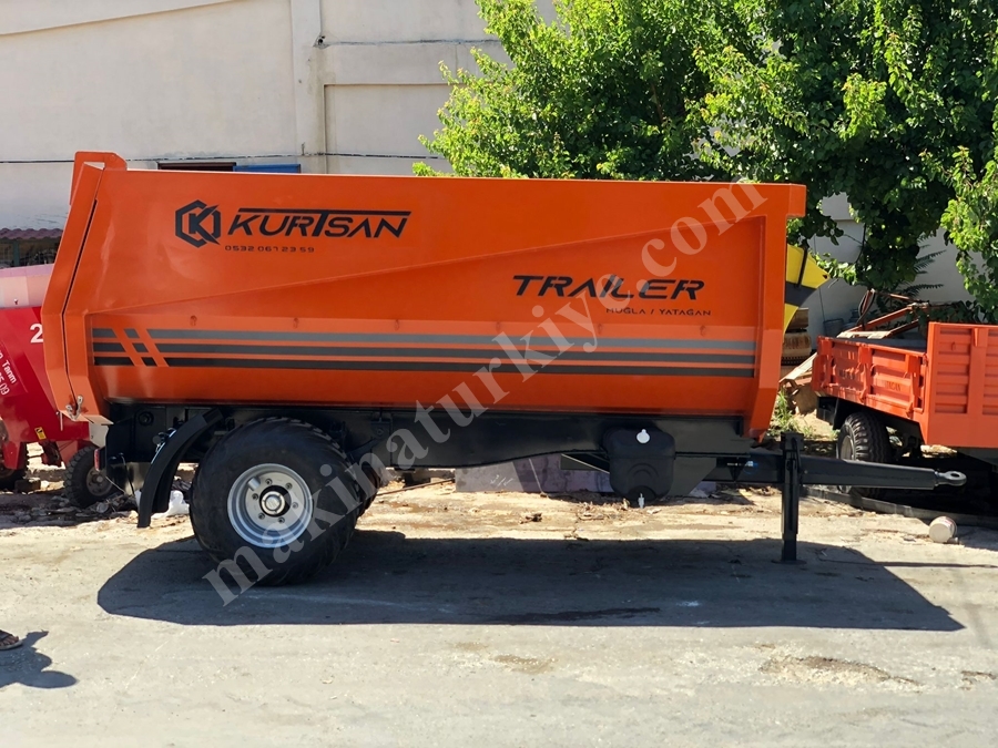 7 M3 Kapasiteli Havuz Kasa Römork 