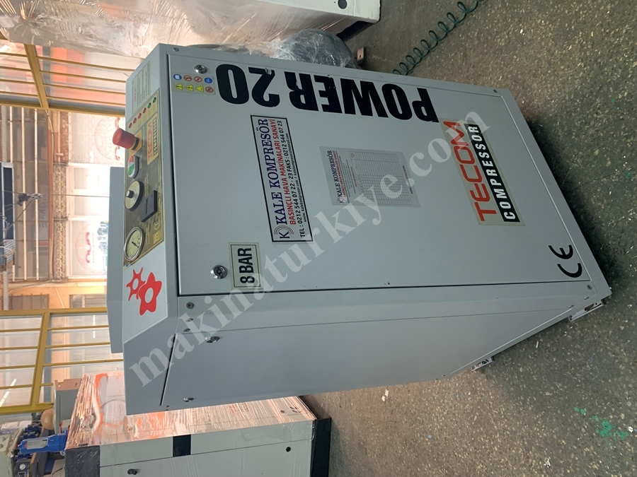 11 Kw 15 Hp 2. El Çok Temiz Vidalı Kompresör