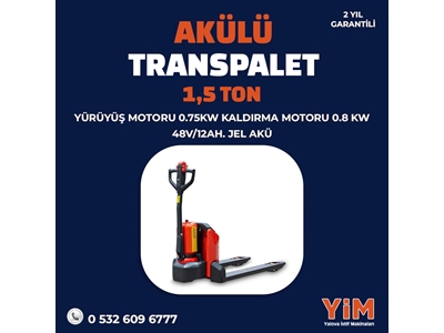 Noblelift 1.5 Ton Akülü Transpalet