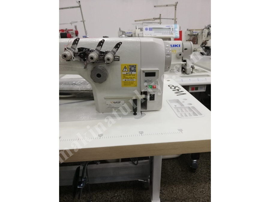 Wasp 3803 (3 İğne) Merdaneli Zincir Dikiş Makinası 