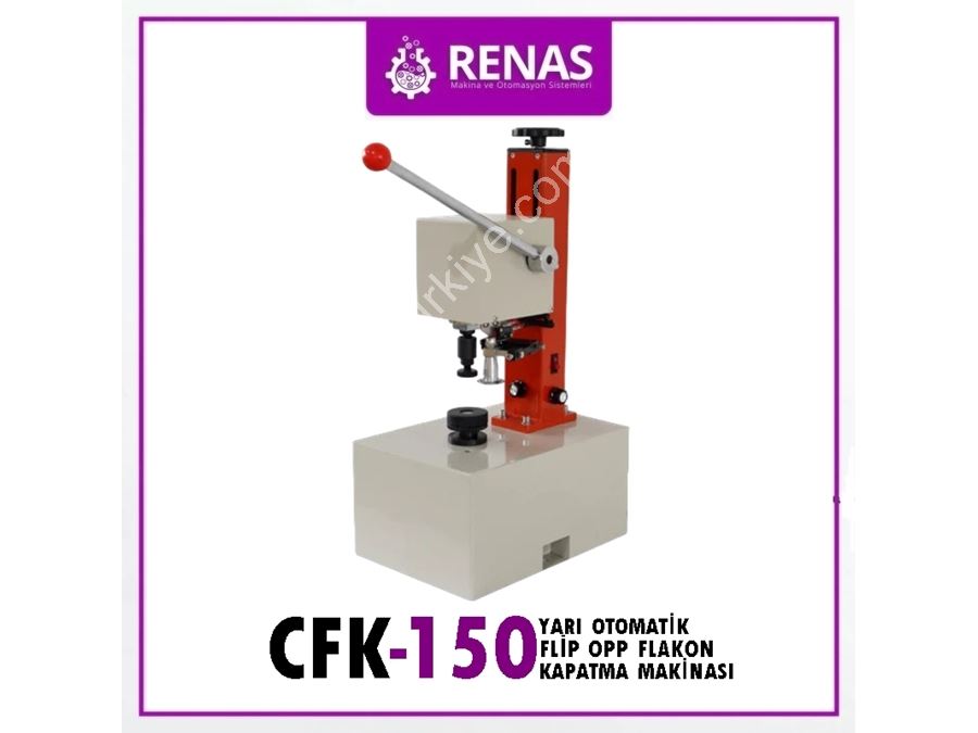10-20 Adet/Dakika Yarı Otomatik Flakon Kapak Kapatma Makinası