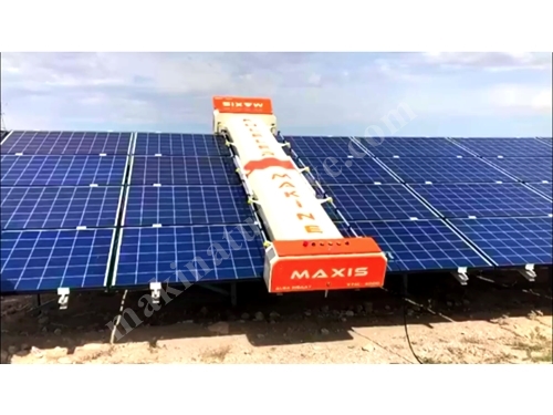 2 - 4 Mw Temizlik Kapasiteli Güneş Paneli Temizleme Robotu