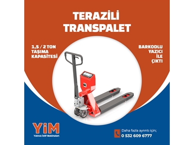 Asimato 2 Ton Terazili Transpalet