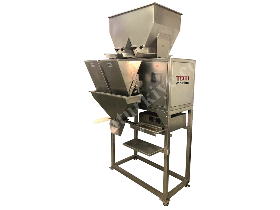 Verpackungsmaschine für 500 gr bis 5.000 gr Hülsen