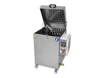 Amortisörlü Döner Sepetli Parça Yıkama Makinası