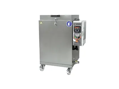 Machine de lavage de pièces avec panier rotatif à amortisseur DS-600