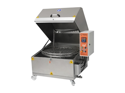 DS-1000 Shock-Absorbing Manual Opening Rotary Basket Washing Machines - 0