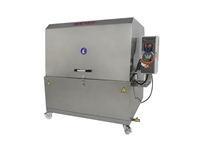 Machine de lavage de pièces avec panier rotatif à ouverture avant pneumatique DS-1250 - 0