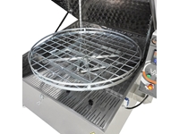 Machine de lavage de pièces avec panier rotatif à ouverture avant pneumatique DS-1250 - 4