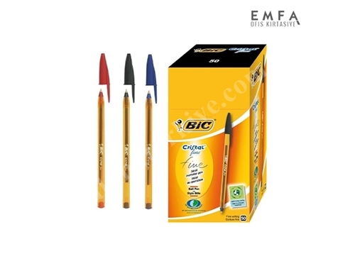 0.8 Mm 50'Li Fine Tükenmez Kalem