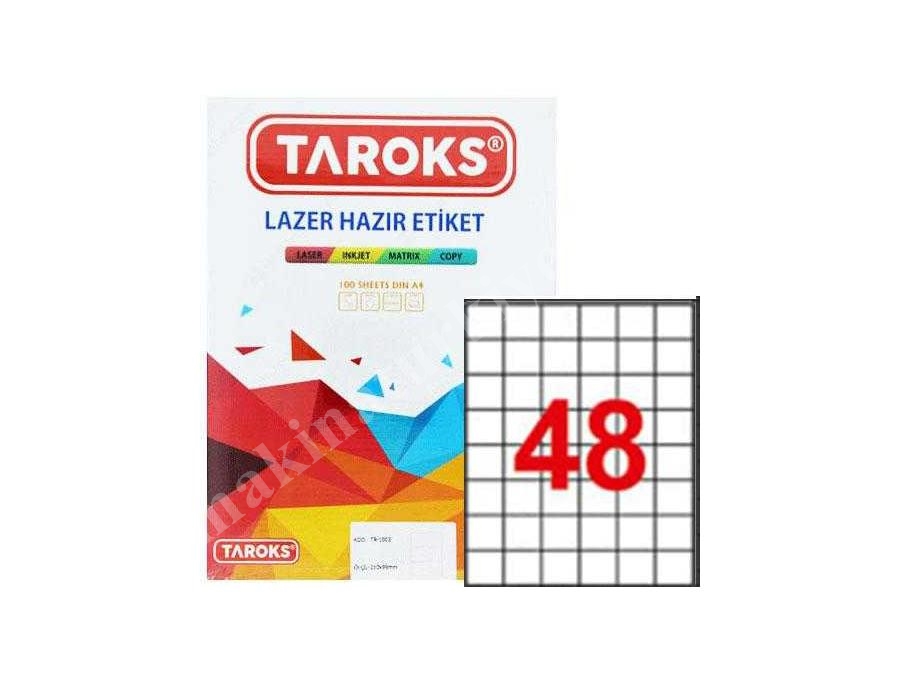35x35 Mm Hazır Lazer Etiketi