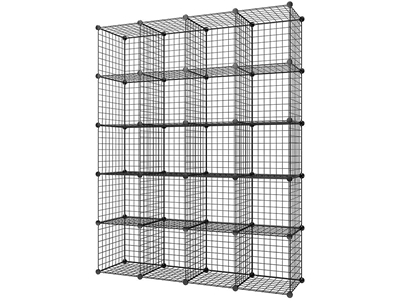 20 Bölmeli Çok Amaçlı Metal Tel Dolap Gardırop - 5