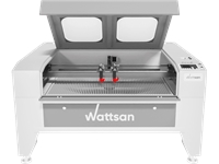 Wattsan 1290 Duos LT Çift Başlıklı Lazer Kesim Ve Kazıma Makinesi   - 2