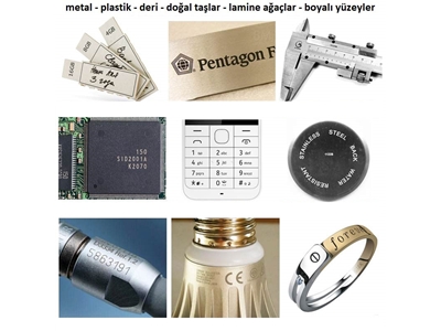 20W Türk Malı Belgeli Fiber Lazer Portatif Markalama Makinesi - 4