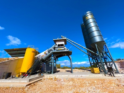 120 Cubic Meters / Hour New Generation Compact Concrete Plant - 2