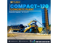 120 Cubic Meters/Hour New Generation Compact Concrete Batching Plant - 0