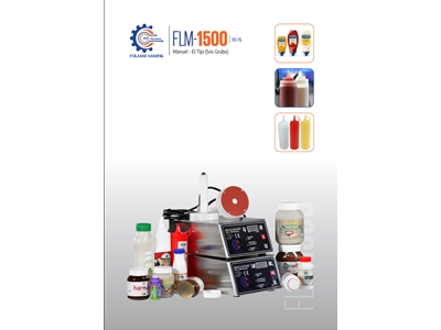 FLM 1500 10 - 15 Manuel Sos Tipi Folyo Kapatma Makinası  - 1