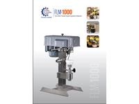 FLM 1000 Tek Kafalı Teneke Kapak Kapatma Makinası  - 1